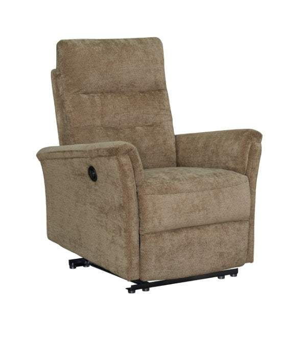 MZ-99906 Recliner, Power, Brown Fabric
