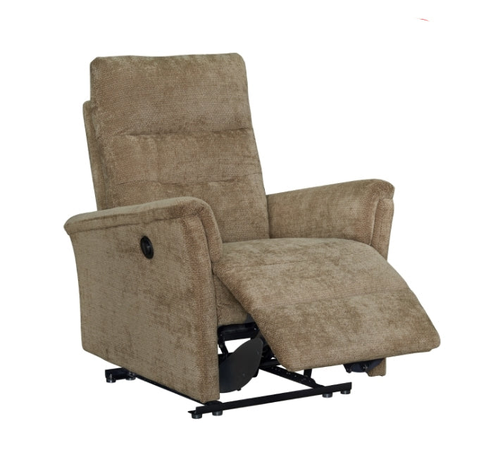 MZ-99906 Recliner, Power, Brown Fabric