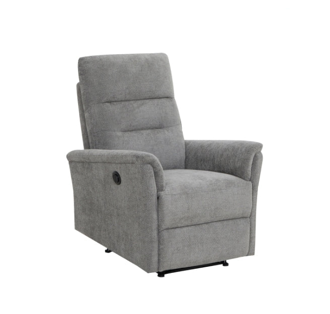MZ-99906 Recliner, Power, Grey Fabric