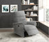MZ-99906 Recliner, Power, Grey Fabric