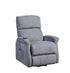 MZ-99113G Recliner, Power, Lift, Grey Fabric