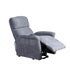 MZ-99113G Recliner, Power, Lift, Grey Fabric