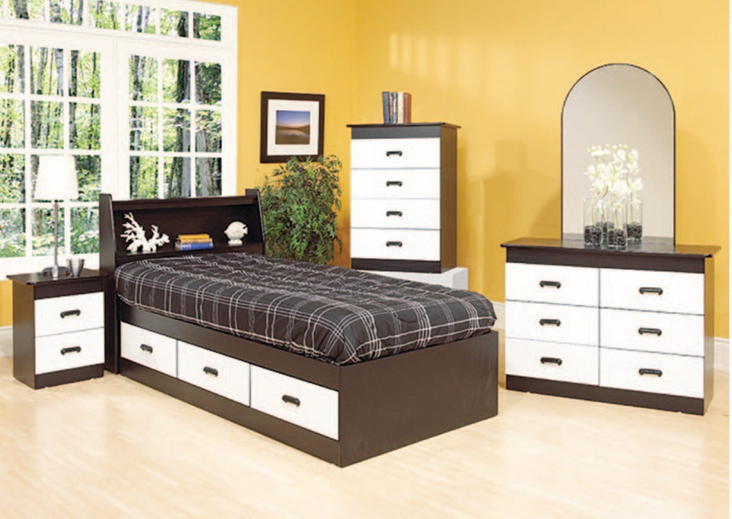 STR-145 Bedroom Set, OR Individual Components, Various Colours