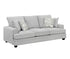 MZ-9747 Sofa, 90" Wide, Grey, Fabric, Very Plush Style