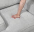 MZ-9747 Sofa, 90" Wide, Grey, Fabric, Very Plush Style