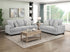 MZ-9747 Sofa, 90" Wide, Grey, Fabric, Very Plush Style