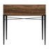 JL-0627SD Secretary Desk, 42" Wide, Hutch and Storage Drawers, Brown Recliamed Colour