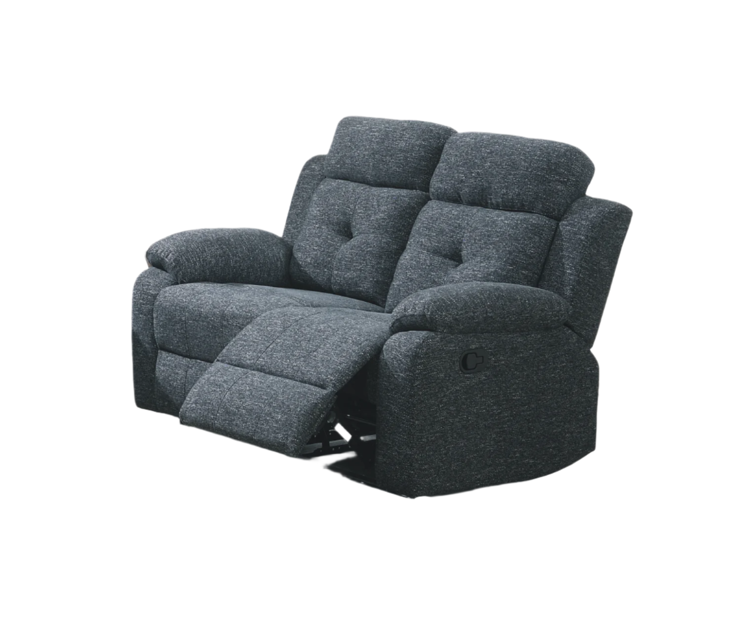 "VINCENT GREY" Reclining Sofa Set, OR Individual Components, Charcoal Grey, Fabric