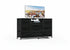 JL 8DRW Dresser, Black, 55" Wide, 8 Drawers, Wood Front Panels, Metal Frame, 3 Power Receptacles