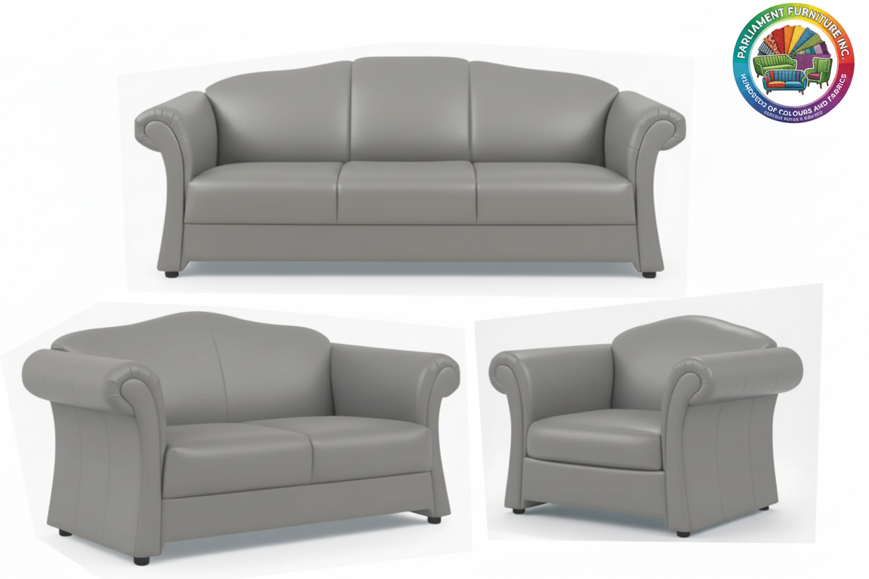 Badged - Rel 1100 Sofa Set, 3Pc, Many Fabrics and Colours Available, Canadian Made, Tight Seat