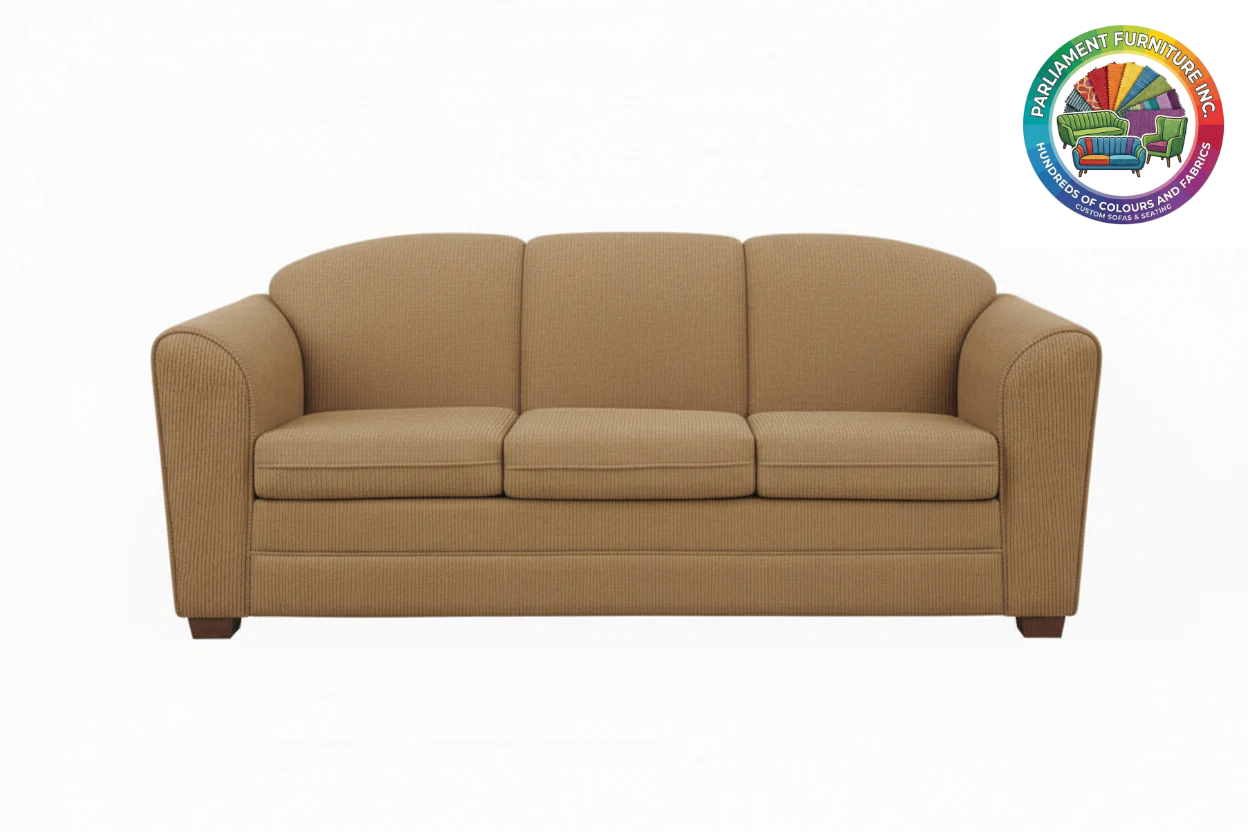 Badged - REL 1212 Sofa, Many Colour and Fabric Choices, Canadian Made