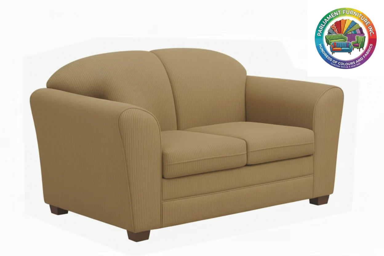 Badged - REL 1212 Loveseat, Many Colour and Fabric Choices, Canadian Made