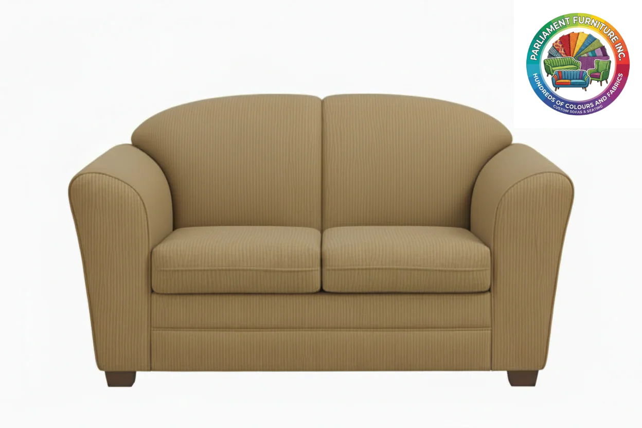 Badged - REL 1212 Loveseat, Many Colour and Fabric Choices, Canadian Made