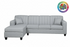 Badged - Rel 1515 Sectional Sofa, Channel Back, 102" Wide, Many Fabrics and Colours, Order Chaise Left or Chaise Right, Canadian Made