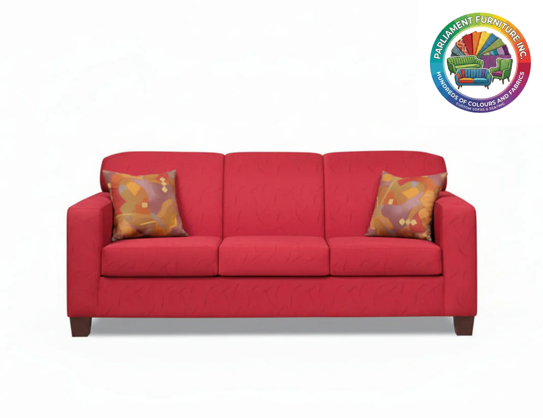 Badged - REL 1515 Sofa, Regular Back, Many Fabrics and Colours Available, Canadian Made