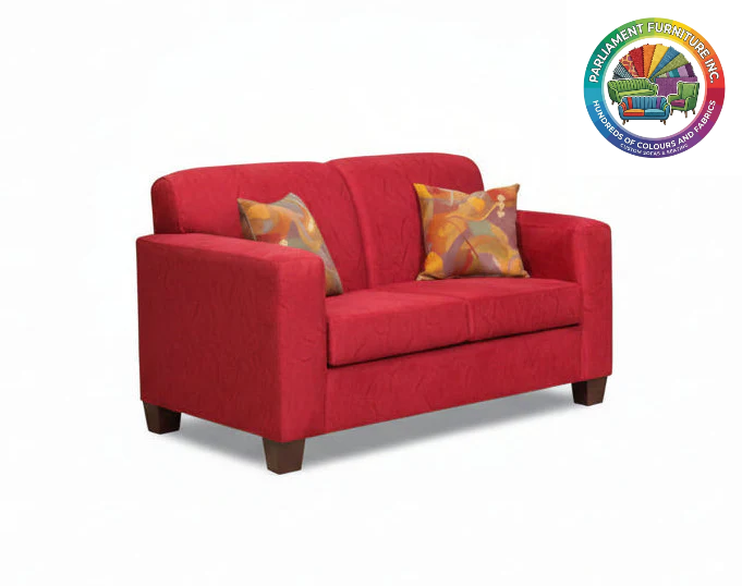 Badged - REL 1515 Loveseat, Regular Back, Many Fabrics and Colours Available, Canadian Made
