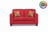 Badged - REL 1515 Loveseat, Regular Back, Many Fabrics and Colours Available, Canadian Made