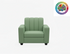 Badged - REL 1515 Armchair, Channel Back , Many Fabrics and Colours Available, Canadian Made