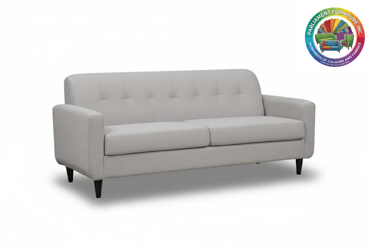 Badged - REL "NAOMI" Sofa, Many Fabrics and Colours Available, Canadian Made