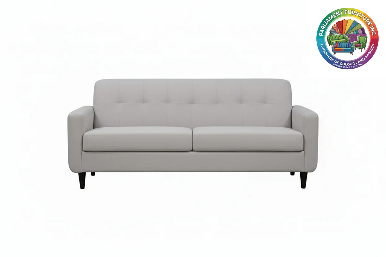 Badged - REL "NAOMI" Sofa, Many Fabrics and Colours Available, Canadian Made