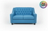 Badged - REL 1650 Loveseat, Deep Button Tufting, Many Fabric & Colour Choices, Canadian Made