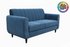 Badged - REL "Molly" Loveseat, Many Fabric and Colour Choices, Vertical Tufted Back, Single Bench Seat