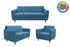 Badged - REL "Molly" Sofa Set, 3Pc, Many Fabric and Colour Choices, Vertical Tufted Back, Single Bench Seat