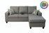 Badged - REL 606 Sectional, Many Colours and Fabrics, 80" (Small) or 100" (Large) Wide, Reversible Chaise, Canadian Made