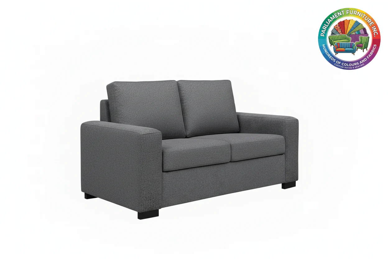 Badged - REL 606 Loveseat, Many Colour and Fabric Choices, Canadian Made