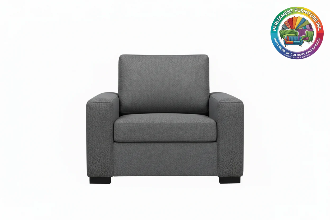 Badged - REL 606 Armchair, Many Colour and Fabric Choices, Canadian Made