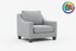 Badged - REL "COURTNEY" Armchair, Many Fabric & Colour Choices, Canadian Made