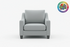 Badged - REL "COURTNEY" Armchair, Many Fabric & Colour Choices, Canadian Made