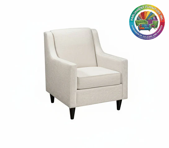 Badged - REL "MAYA" Armchair, Many Fabric and Colour Choices, Canadian Made