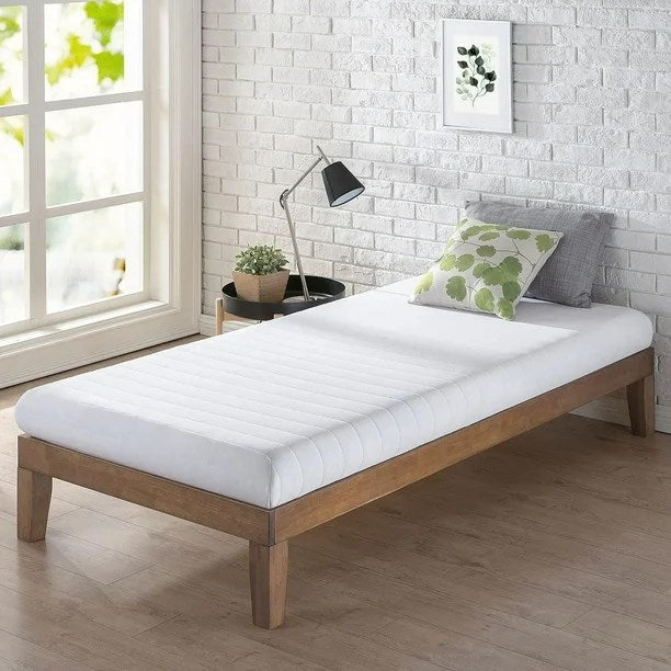 4" Thick Foam Mattress, Single Size, White Covering, Roll Pack, Cash and Carry Only, Delivery NOT Available