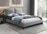 Bed - 60" or 78" Grey Faux Leather  IF-5340