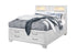 "AVA JORDYN WHITE" Deluxe Bedroom Set, White Lacquered Finish