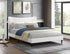 IF-5585 Bed, Cream, Boucle-Style Fabric for a Soft, Textured Feel