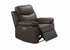 IF-8131 Power Recliner Armchair, Dark Chocolate Brown, Genuine Leather/Match, USB Charging