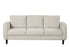 IF-8251 Sofa Set, 3Pc, Beige, Soft-Touch Fabric, Black Legs