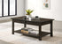 Coffee Table - Espresso Wood finish with Storage Drawer  IF-3200