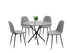 T-1429 | C-1745 Dining Set, 5Pc, 41"Glass Round Table