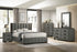 "DYLAN" Dresser + Mirror, Grey, Fabric