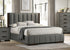 "DYLAN" Bed, Grey, Fabric