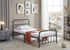 IF-5252 Bed, Black, Metal Frame, Under Bed Storage