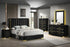Deluxe Bedroom Set or Set Components in Black Velvet  IF-Madison | IF-100