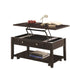 IF-2020 Lift Coffee Table, OR 3Pc Set, 40" Wide, Espresso, Lift Top Coffee Table