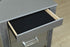 "LOGAN SILVER" Deluxe Bedroom Set, 6Pc, Sleek Silver, Dazzling Crushed Crystal Accents