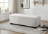 IF-6260 Bench, White, Teddy Bear Fabric, 46" Wide, Enclosed Storage