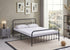 IF-5252 Bed, Black, Metal Frame, Under Bed Storage