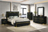IF-100 Chest, 5 Drawer, Black, Velvet, Gold Legs and Hardware